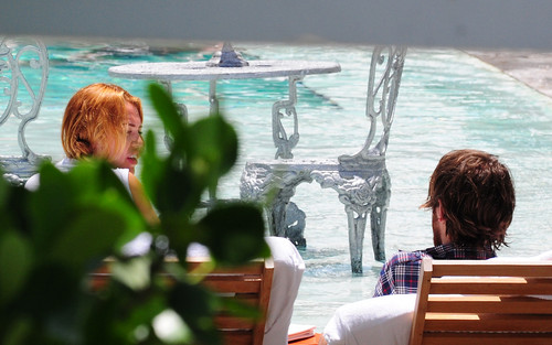 Poolside At A Hotel In Miami [13 June 2012]