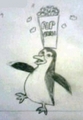 Private on popcorn duty - penguins-of-madagascar fan art