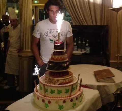  Rafa and his b-day cakes 2012