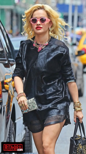 Rita Ora - Around NYC's SoHo Neighborhood - June 19, 2012