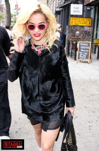 Rita Ora - Heading to the Liquor Bar in the Bowery - June 19, 2012
