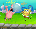 Spongebob & Patrick - spongebob-squarepants wallpaper
