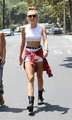 Wearing Short Shorts & Braless In Studio City  [20 June 2012] - miley-cyrus photo