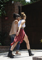 Wearing Short Shorts & Braless In Studio City [20 June 2012] - miley-cyrus photo