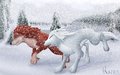 Winter Run - alpha-and-omega fan art