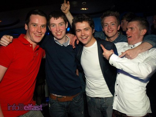  damian and his mates partying in derry