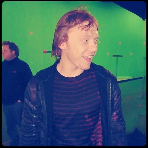  BTS foto's from HP and Deathly Hallows