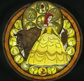 Belle Stained Glass - disney-princess fan art
