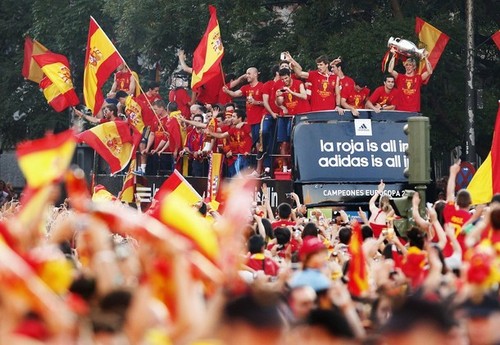  Celebration and Parade through Madrid