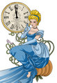 Cinderella and the clock - disney-princess fan art