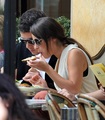 Cory & Lea Have Lunch At Les Deux Magots - July 2, 2012 - lea-michele photo