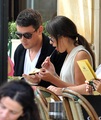 Cory & Lea Have Lunch At Les Deux Magots - July 2, 2012 - lea-michele photo