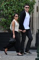 Cory & Lea Have Lunch At Les Deux Magots - July 2, 2012 - lea-michele-and-cory-monteith photo