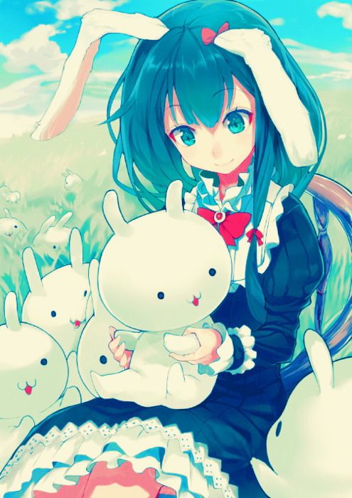 ♥ adorable anime ♥  Cute-anime-girls-anime-31331979-495-700