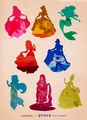 Disney Princess Silhouettes - disney-princess photo