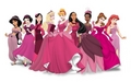 Disney Princesses Go Pink - disney-princess fan art