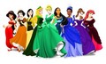 Disney Princesses Go Rainbow  - disney-princess fan art