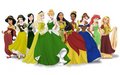 Disney Princesses Go to Hogwarts - disney-princess fan art