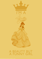Disney Princesses: I'm a... Belle - disney-princess fan art