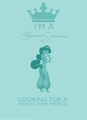 Disney Princesses: I'm a... Jasmine - disney-princess fan art