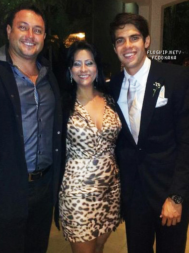 Kaka during his cousin wedding in Brazil last week