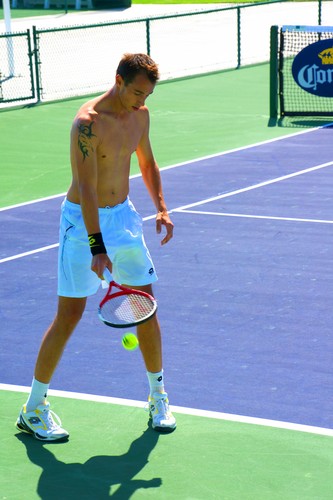  Lukas Rosol टैटू on shoulder