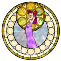 Megara Stained Glass - disney-princess fan art