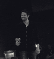 Misha at JIB Con - jensen-ackles-and-misha-collins fan art