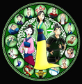 Mulan Stained Glass - disney-princess fan art