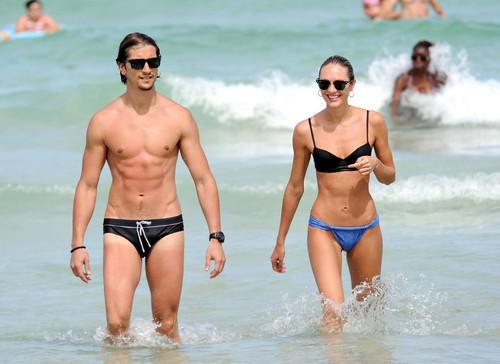 On The Beach In Miami [4 July 2012]
