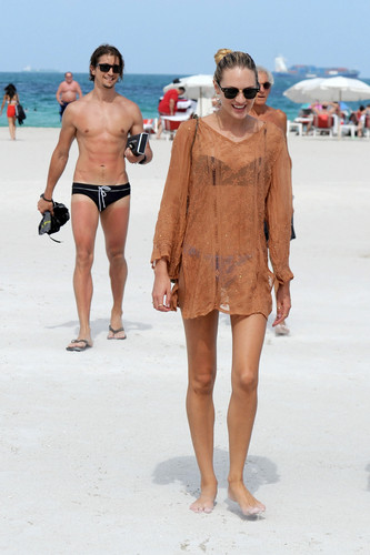 On The Beach In Miami [4 July 2012]