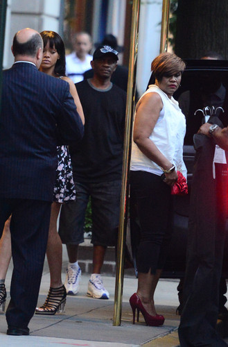 Pays Tribute To Her Gandmother In New York City [5 July 2012]