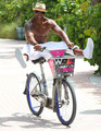 Shemar Moore On His Bike In Miami - shemar-moore photo