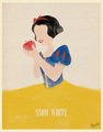 Snow White Minimalist Poster - disney-princess photo