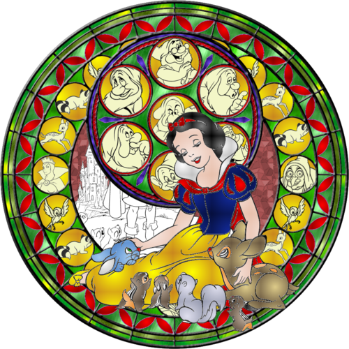  Snow White Stained Glass