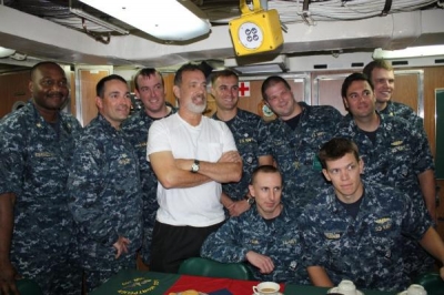  Tom Hanks at the Naval Station Norfolk