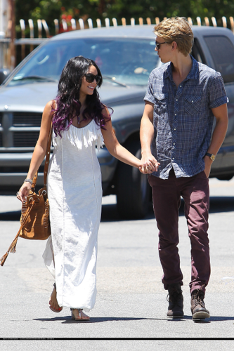 Vanessa - Heading to a church in Hollywood - June 24, 2012
