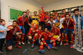 Euro 2012 final: Spain v Italy - In the locker room - spain-national-football-team photo