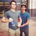 ‎Tyler Posey and Dylan O'Brien hanging out at San Diego Comic-Con  - teen-wolf photo
