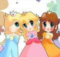 :) - princess-peach-daisy-and-rosalina photo