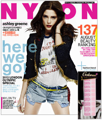  Ashley covers the August 2012 issue of 'Nylon' magazine - Korea.