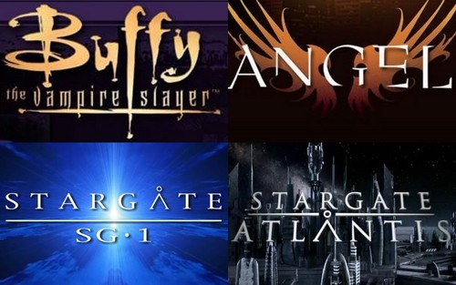  Buffy and Angel, Highlander, Logos, Xena