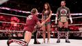 CM Punk, AJ and Bryan open Raw - wwe photo