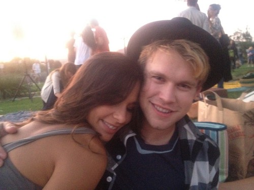 Chord with Josie Loren and other friends at a wine tasting, July 13th 2012