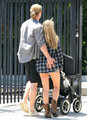 Chris Hemsworth Takes a Walk with the Family - chris-hemsworth photo