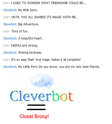  Cleverbot and I have a Moment
