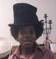 Cute Michael with a silly hat :) - michael-jackson photo