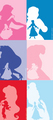 Disney Princess Silhouettes - disney-princess fan art