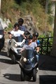 George Clooney and Stacy Keibler Ride a Scooter [July 12, 2012] - george-clooney photo