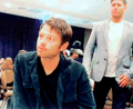 Jensen & Misha - Comic Con - jensen-ackles-and-misha-collins fan art